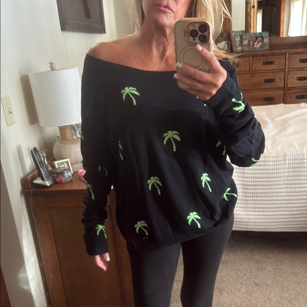 Hollister wide neck/off shoulder sweater